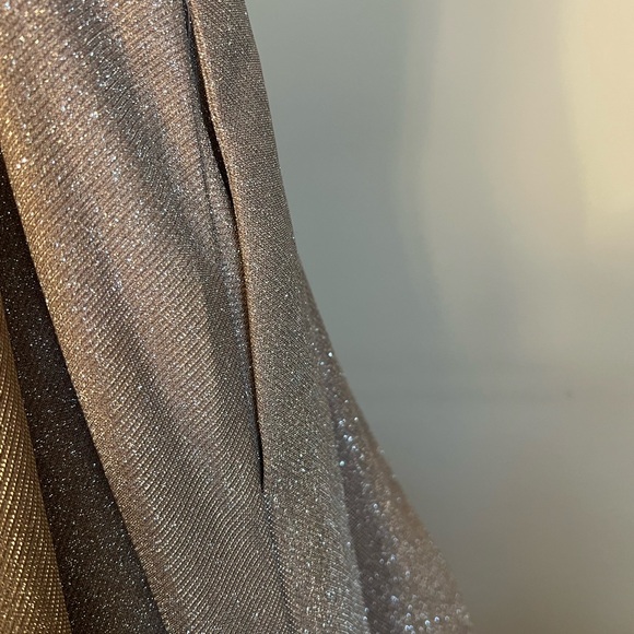 B Darlin Women's Pink Sherri Shine Glittery Fit & Flare Dress Prom Formal - Picture 5 of 10